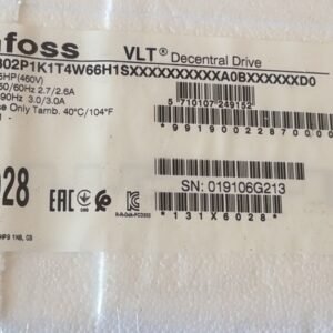 Danfoss VLT Decentral Drive FCD 302 1.1 kW – 131X6028