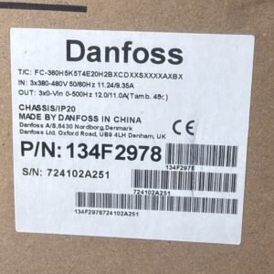 Danfoss VLT AutomationDrive FC 360 5.5 kW – 134F2978