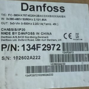 Danfoss VLT AutomationDrive FC 360 0.75 kW – 134F2972