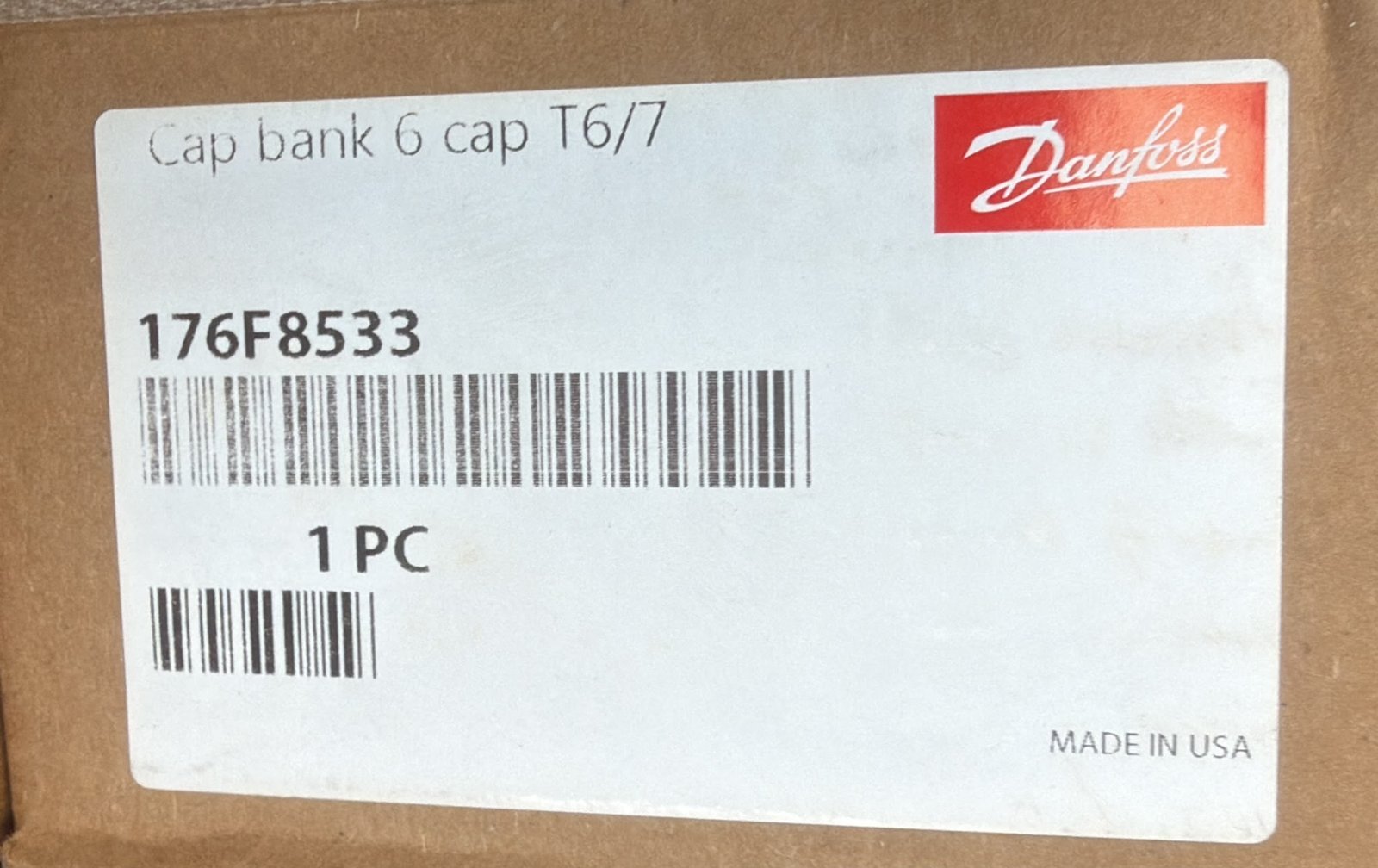 Danfoss VLT Capacitor Bank 6 Cap, Frame T6/T7 – 176F8533