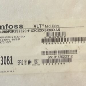 Danfoss VLT Midi Drive FC 280 2.2 kW 1-phase – 134X3081