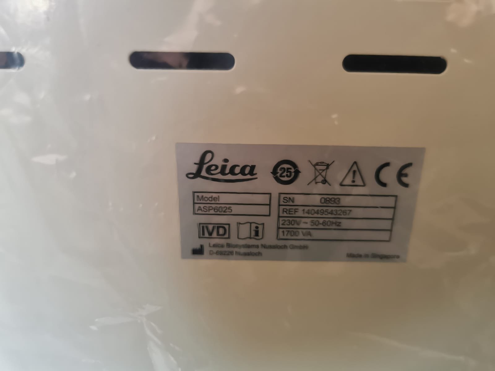 Leica ASP6025 Advanced Smart Tissue Processor – 14049543267 - Image 2