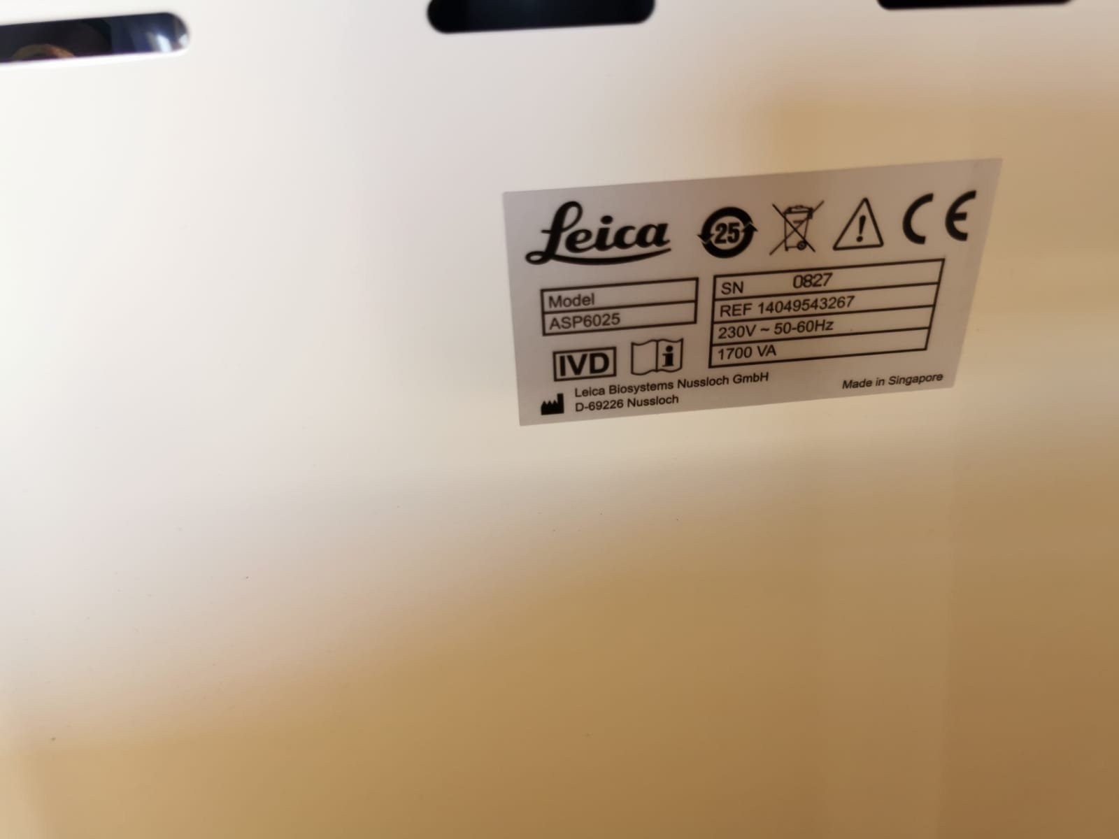 Leica ASP6025 Advanced Smart Tissue Processor – 14049543267 - Image 3