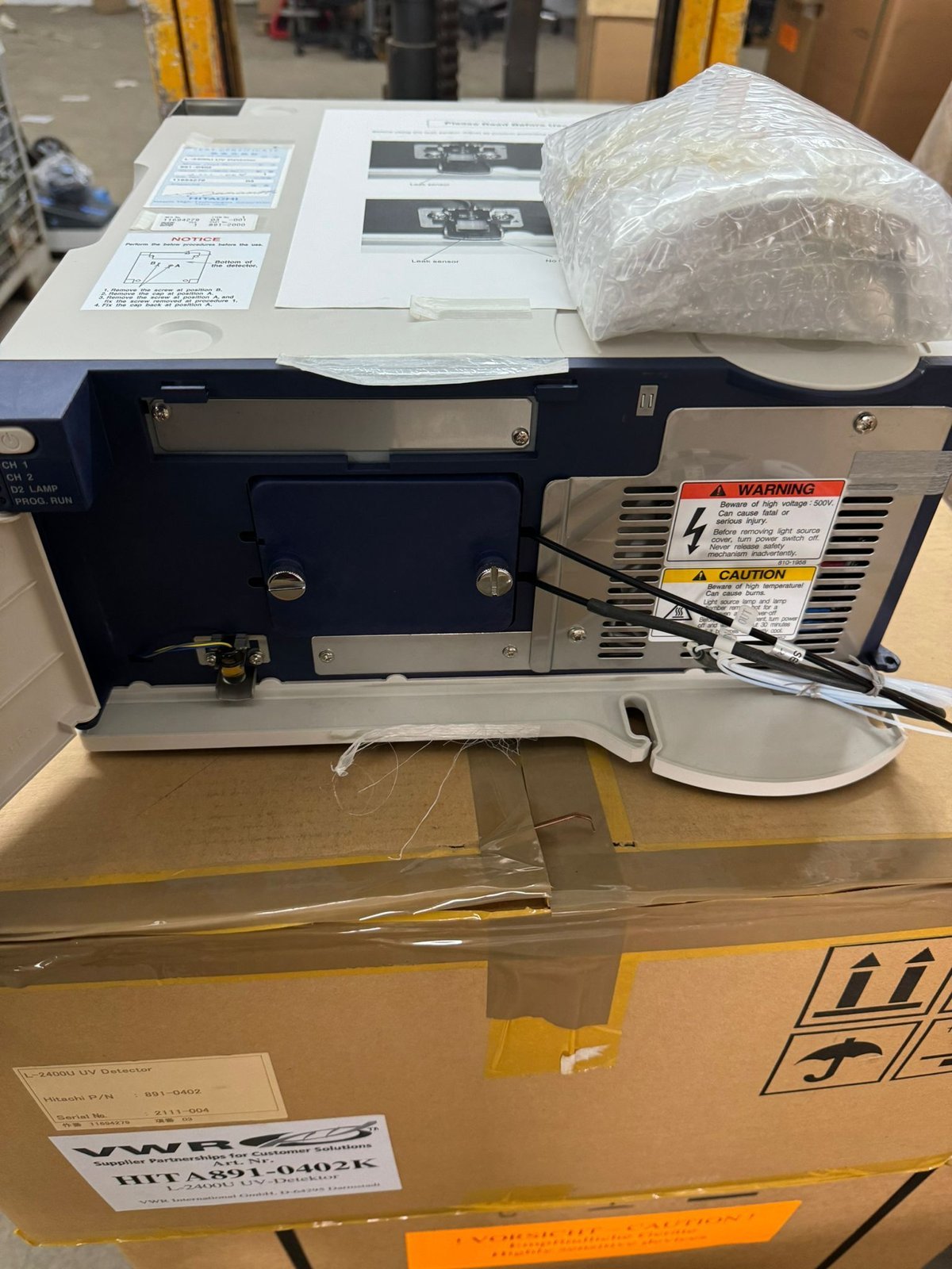 Hitachi LaChrom Ultra L-2400U UV Detector (VWR) – HIT-A891-0402K / 891-2000