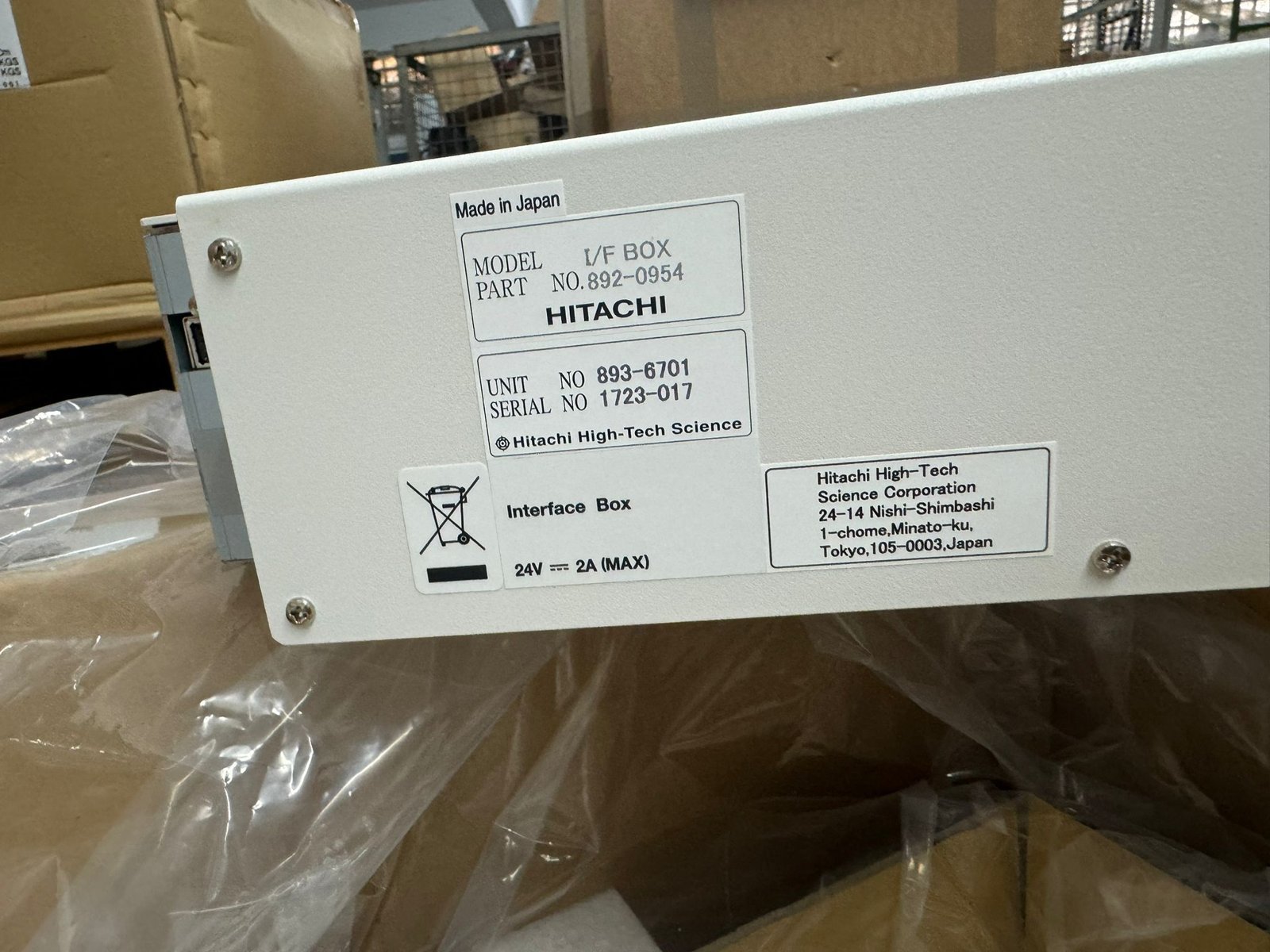 Hitachi / VWR Chromaster Interface Box – 892-0954 / 893-6701 - Image 5