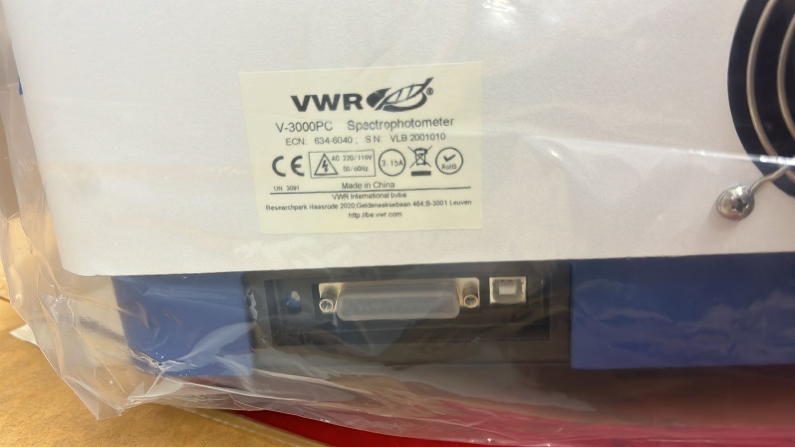 VWR V-3000PC Visible Spectrophotometer – 634-6040 - Image 6