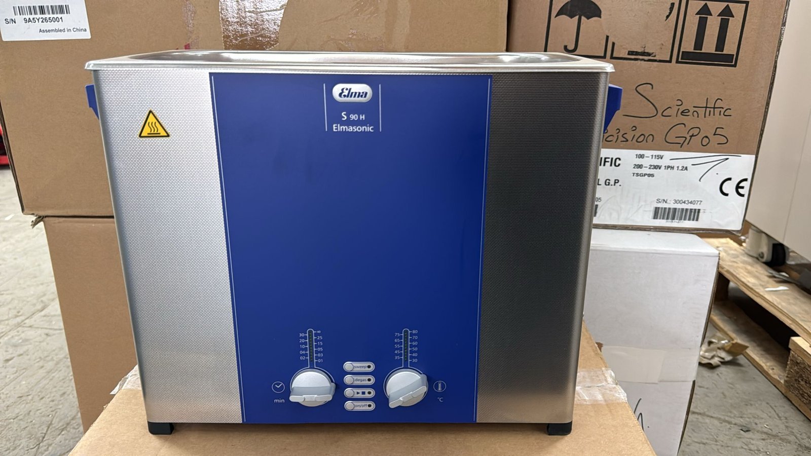 Elma Elmasonic S 90 H Ultrasonic Cleaner 9 L
