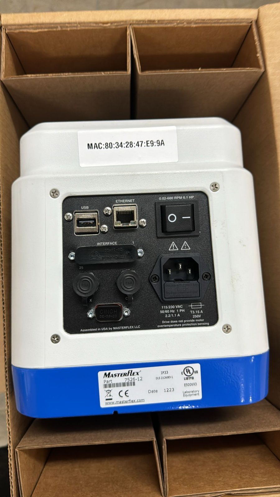 Cole-Parmer Masterflex L/S Easy-Load II Pump Head 77200-32 - Image 2