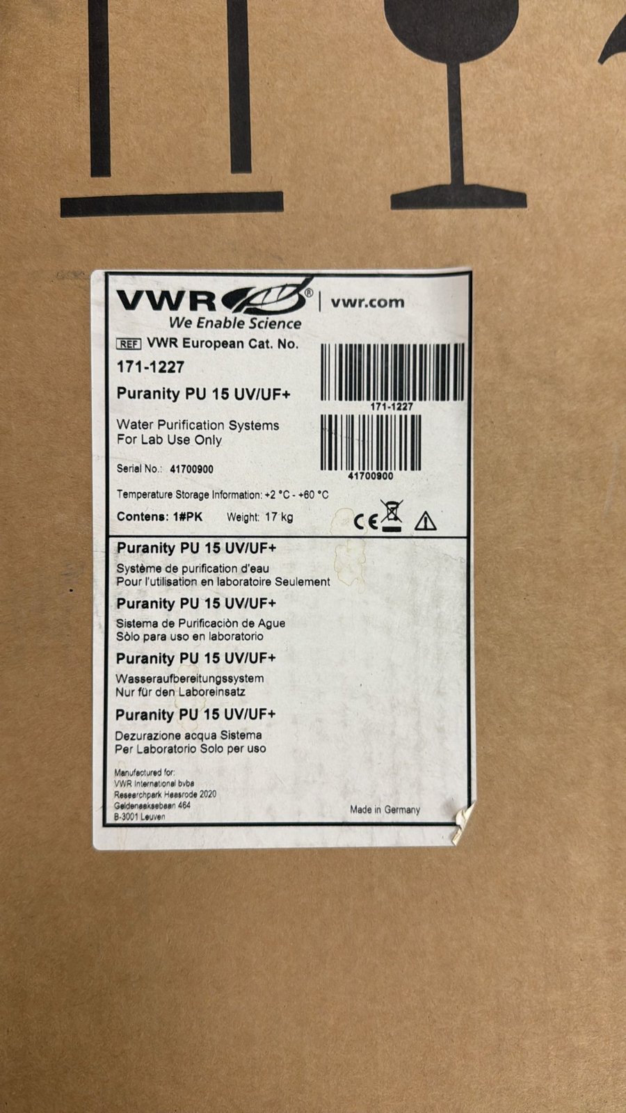 VWR Puranity PU 20 UV/UF+ Ultrapure Water System - Image 10