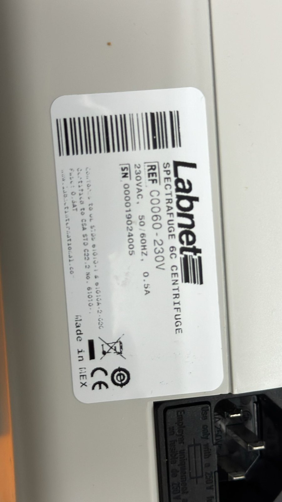 Labnet Spectrafuge 6C Compact Centrifuge - Image 10