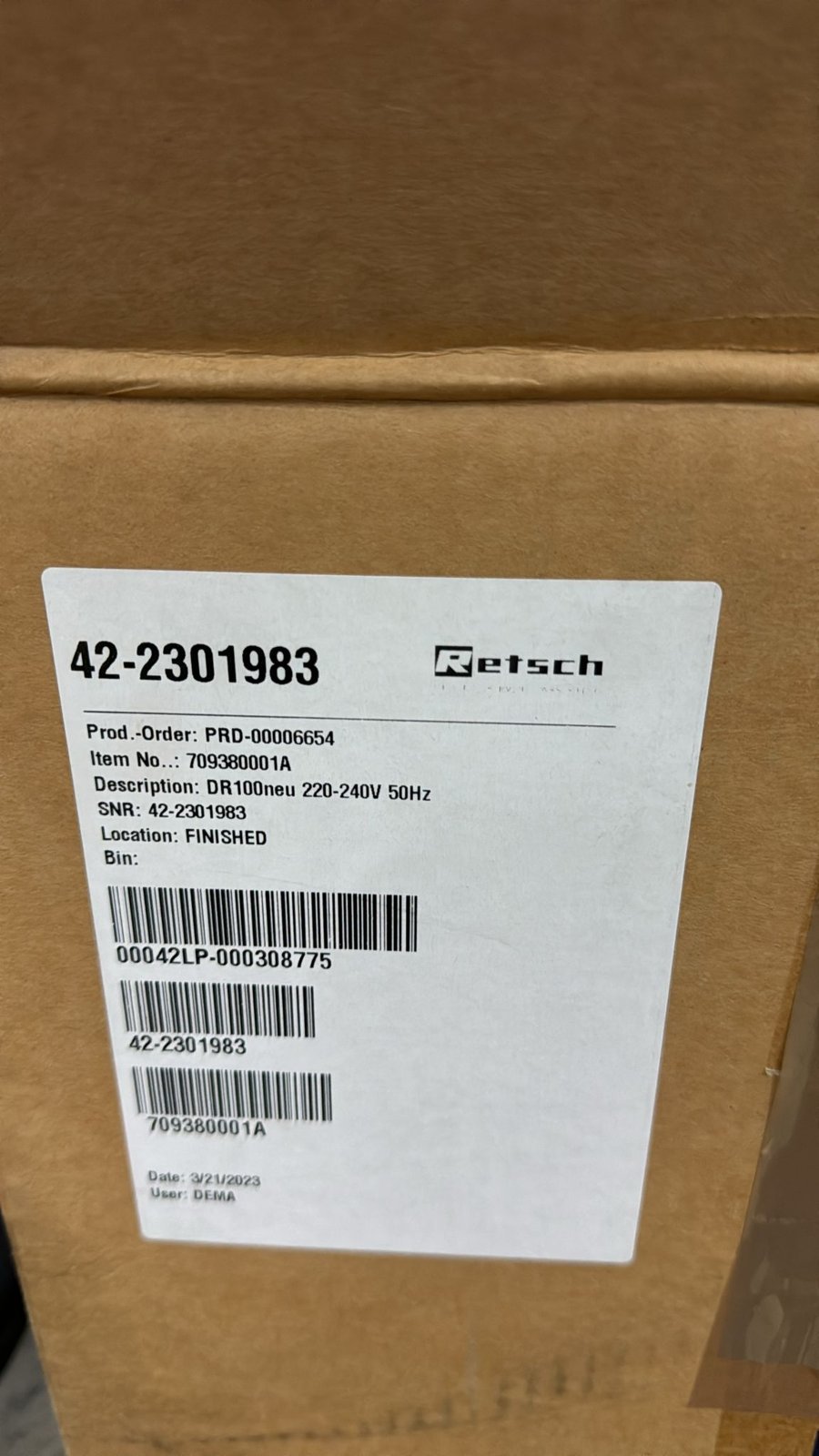Retsch DR 100 Vibratory Feeder - Image 6