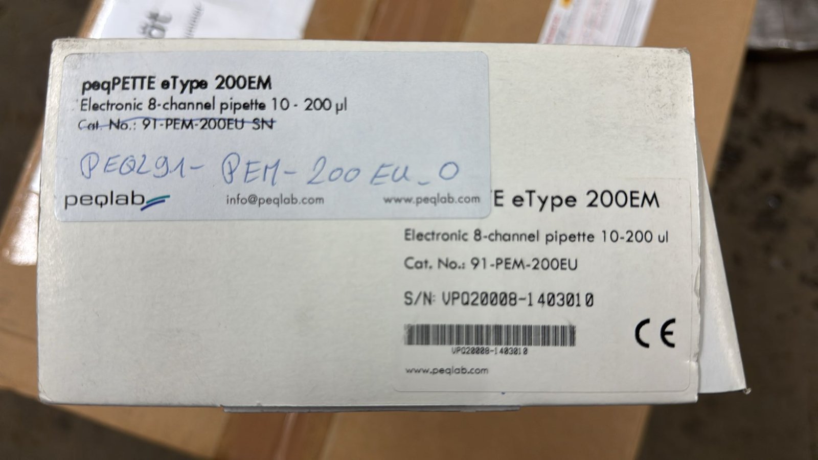 PEQLAB peqPETTE eType 200 EM Electronic 8-Channel Pipette 10–200 µl – 91-PEM-200EU - Image 6