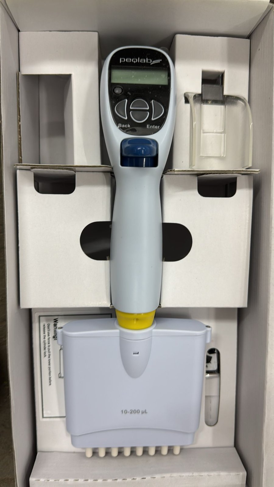 PEQLAB peqPETTE eType 200 EM Electronic 8-Channel Pipette 10–200 µl – 91-PEM-200EU - Image 3