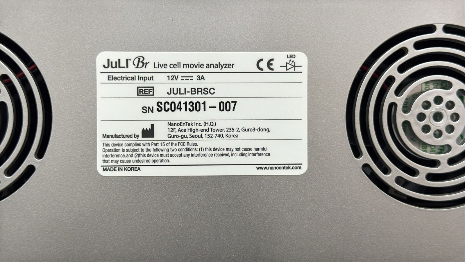 NanoEnTek JuLI Br Live Cell Movie Analyzer - Image 11